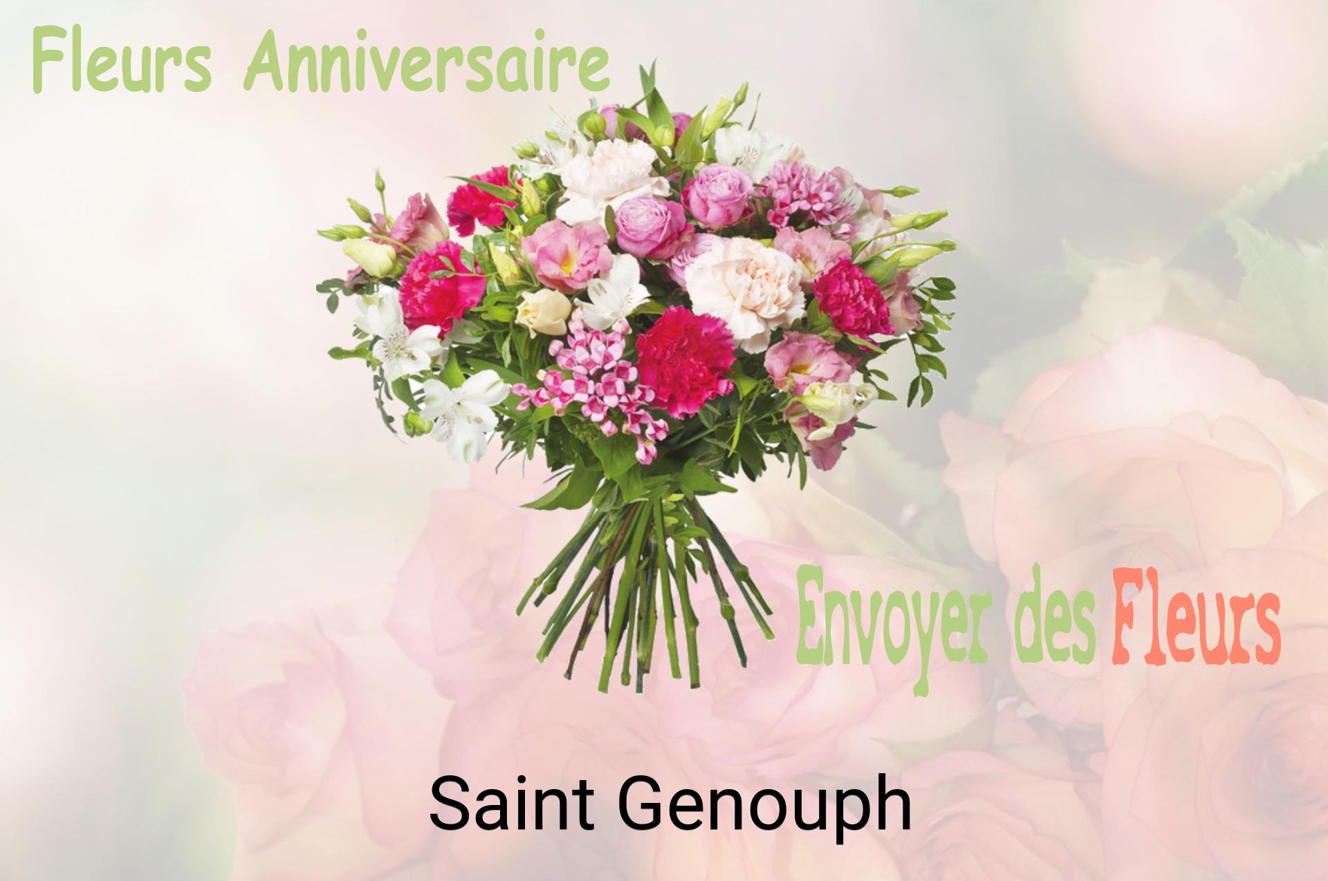 Bouquet de fleurs d’anniversaire livré à Saint-Genouph