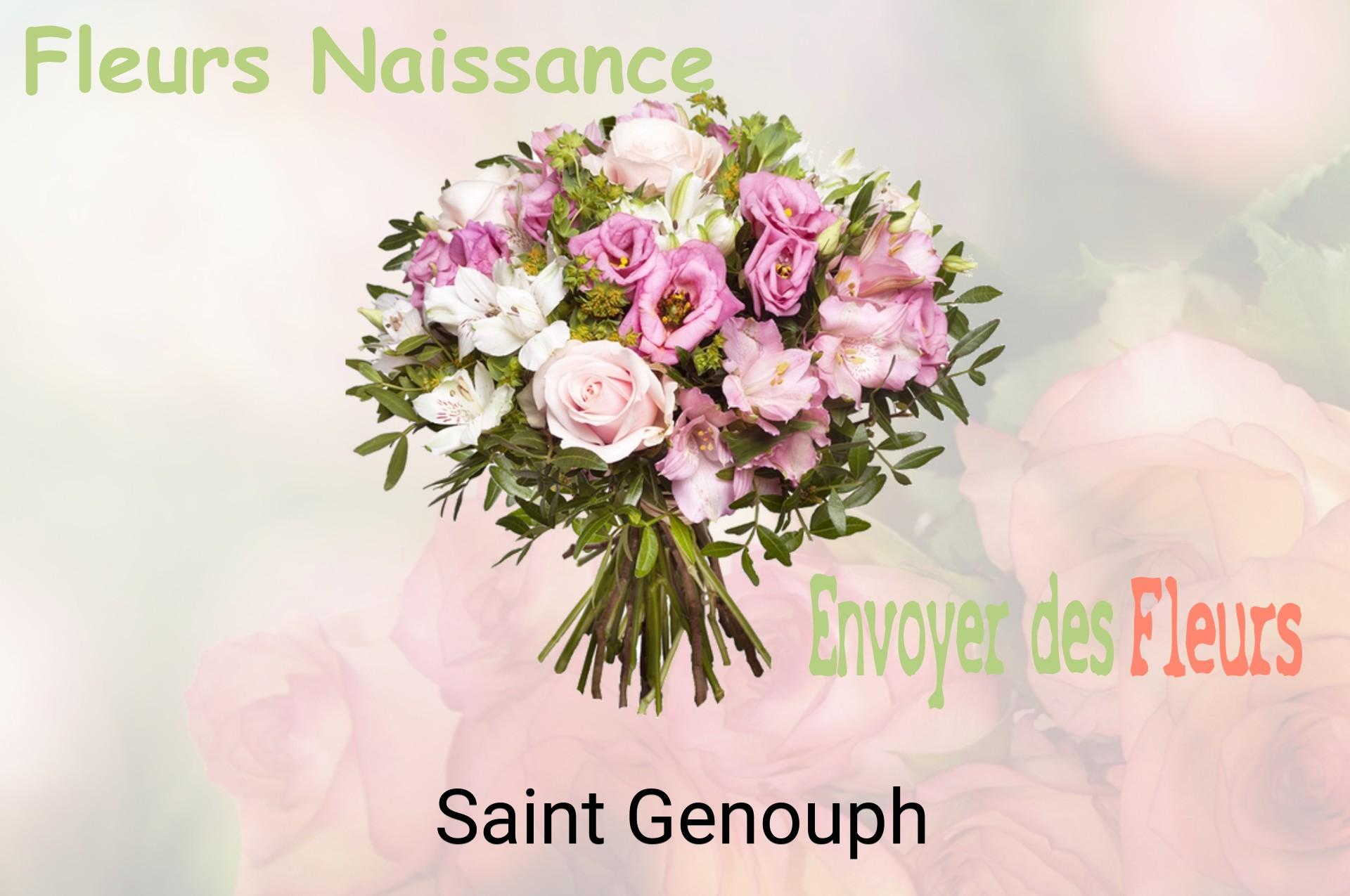 Bouquet de fleurs de naissance livré à Saint-Genouph